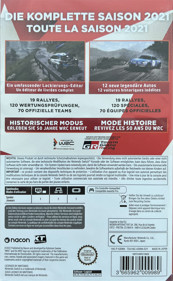 WRC 10: The Official Game - Box - Back (Europe) - 881x1430