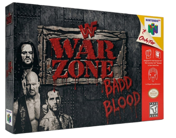 WWF WarZone: Badd Blood - Box - 3D (North America) - 1081x850