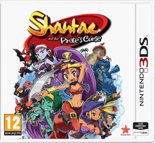 Shantae and the Pirate's Curse - Box - Front - Reconstructed (Europe) - 1490x1368