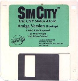 SimCity - Disc (North America) - 749x774