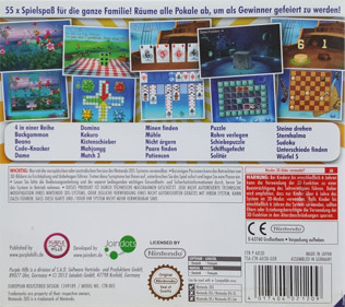 3D Game Collection: 55 in 1 - Box - Back (Germany) - 1298x1153