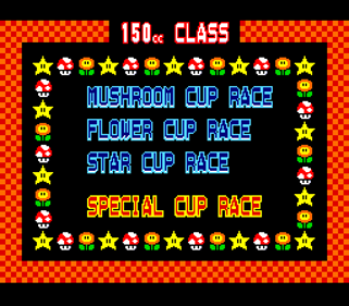 Super Mario Kart - Screenshot - Game Select (World) - 256x224