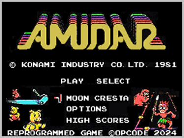 Amidar - Screenshot - Game Title (World) - 256x192