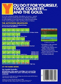 The Activision Decathlon - Box - Back (North America) - 1536x2100