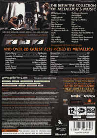 Guitar Hero: Metallica - Box - Back (Europe) - 6078x8623