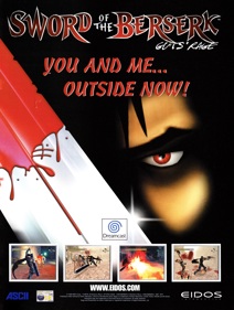 Sword of the Berserk: Guts' Rage - Advertisement Flyer - Front (Europe) - 2560x3390