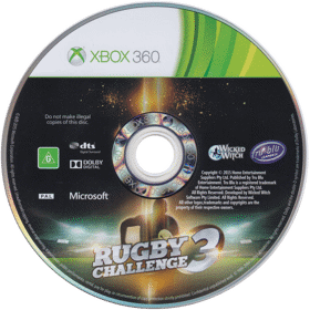 Rugby Challenge 3 - Disc (Australia) - 2855x2859