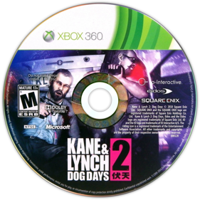 Kane & Lynch 2: Dog Days - Disc (North America) - 1351x1351