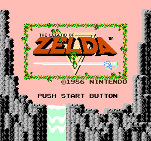 The Legend of Zelda - Screenshot - Game Title (World) - 256x239
