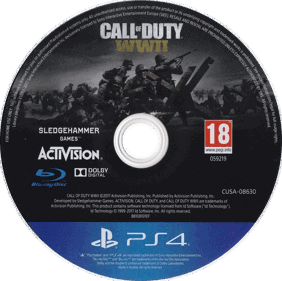 Call of Duty: WWII - Disc (Europe) - 769x765