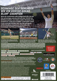 Grand Slam Tennis 2 - Box - Back (Germany) - 504x716