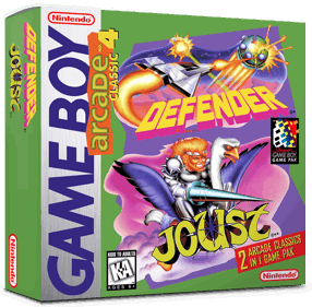 Arcade Classic No. 4: Defender / Joust - Box - 3D (North America) - 1016x998