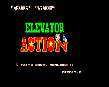 Elevator Action 500 - Screenshot - Game Title (World) - 720x574