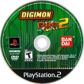 Digimon Rumble Arena 2 - Disc (North America) - 1280x1280