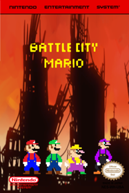 Battle City Mario - Fanart - Box - Front (World) - 600x900