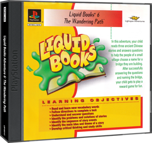 Liquid Books Adventure 6: The Wandering Path - Box - 3D (North America) - 1409x1330