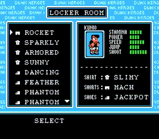 Nekketsu Street Basket: Ganbare Dunk Heroes - Screenshot - Gameplay (World) - 256x224