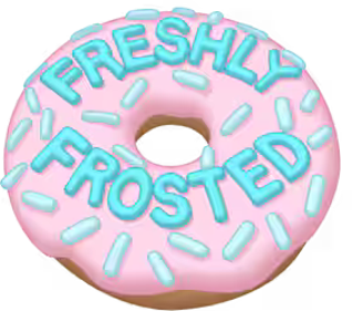 Freshly Frosted - Clear Logo (World) - 282x249