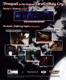 Devil May Cry 3: Dante's Awakening - Advertisement Flyer - Front (North America) - 1904x2290