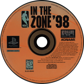 NBA In the Zone '98 - Disc (North America) - 696x694