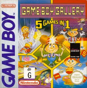 Game Boy Gallery: 5 Games in 1 - Box - Front (Oceania) - 798x800
