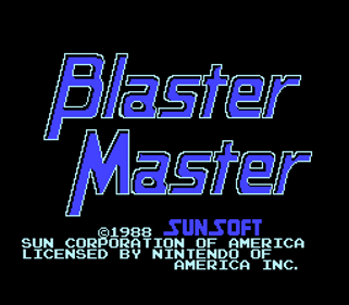 Blaster Master - Screenshot - Game Title (World) - 256x224