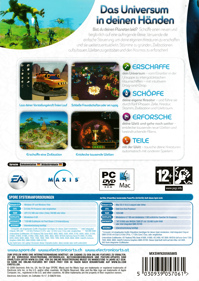 Spore - Box - Back (Europe) - 3042x4292