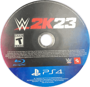 WWE 2K23 - Disc (North America) - 1522x1481