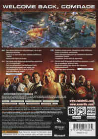 Command & Conquer: Red Alert 3 - Box - Back (Europe) - 6071x8603