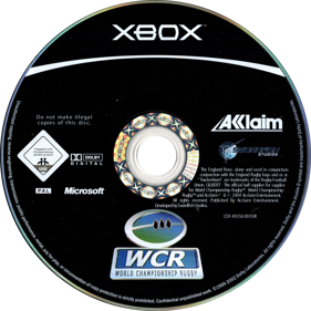 WCR: World Championship Rugby - Disc (Europe) - 748x747