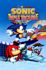 Sonic Triple Trouble 16-Bit - Box - Front (World) - 1800x2700