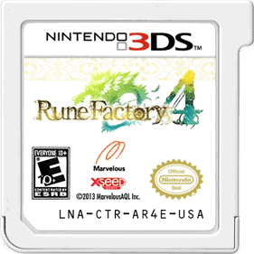 Rune Factory 4 - Cart - Front (North America) - 500x500
