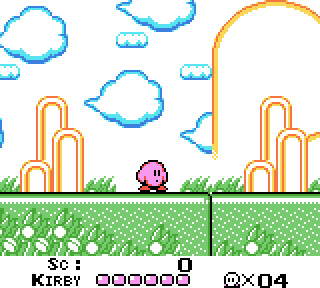 Illustration of Kirby's Dream Land DX