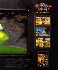 Ratchet & Clank: Up Your Arsenal - Advertisement Flyer - Front (United States) - 1904x2290