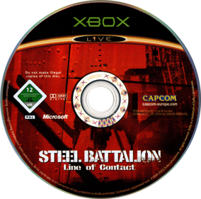 Steel Battalion: Line of Contact - Disc (Europe) - 752x744