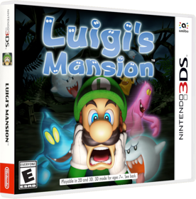 Luigi's Mansion - Box - 3D (North America) - 841x856