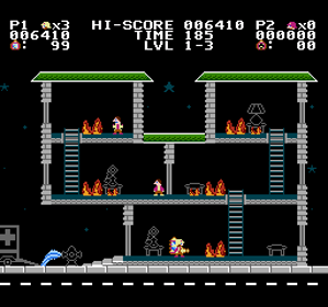 Fire and Rescue - Screenshot - Gameplay (United States) - 256x240