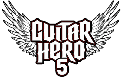 Guitar Hero 5 - Clear Logo (World) - 651x416