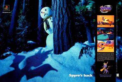 Spyro 2: Ripto's Rage! - Advertisement Flyer - Front (North America) - 2459x1650