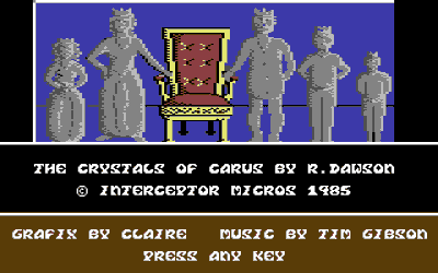 Crystals of Carus - Screenshot - Game Title (Europe) - 320x200
