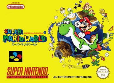 Super Mario World - Fanart - Box - Front (Europe) - 1131x824