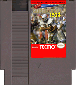 Tecmo Super Bowl 1973 - Cart - Front (United States) - 800x898