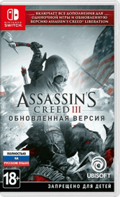 Assassin's Creed III: Remastered - Box - Front - Reconstructed (Russia) - 452x738
