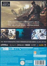 Call of Duty: Ghosts - Box - Back (Germany) - 902x1270