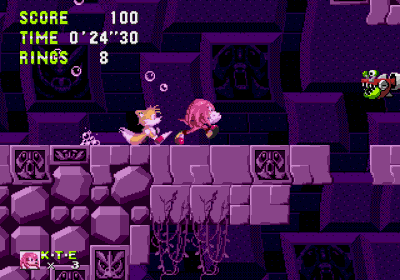 Sonic 1 in Sonic 3 S.C.E. - Screenshot - Gameplay (United States) - 640x448
