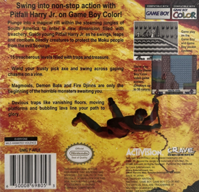 Pitfall: Beyond the Jungle - Box - Back (North America) - 1235x1193