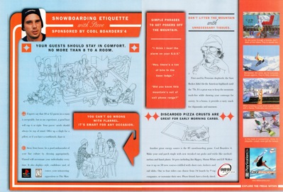 Cool Boarders 4 - Advertisement Flyer - Front (North America) - 3230x2196