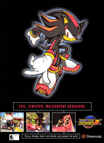 Sonic Adventure 2 - Advertisement Flyer - Front (United States) - 1607x2200