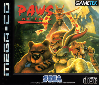 Brutal: Paws of Fury - Box - Front (Germany) - 1300x1105