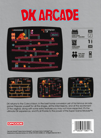 Donkey Kong Arcade - Box - Back (World) - 1728x2346